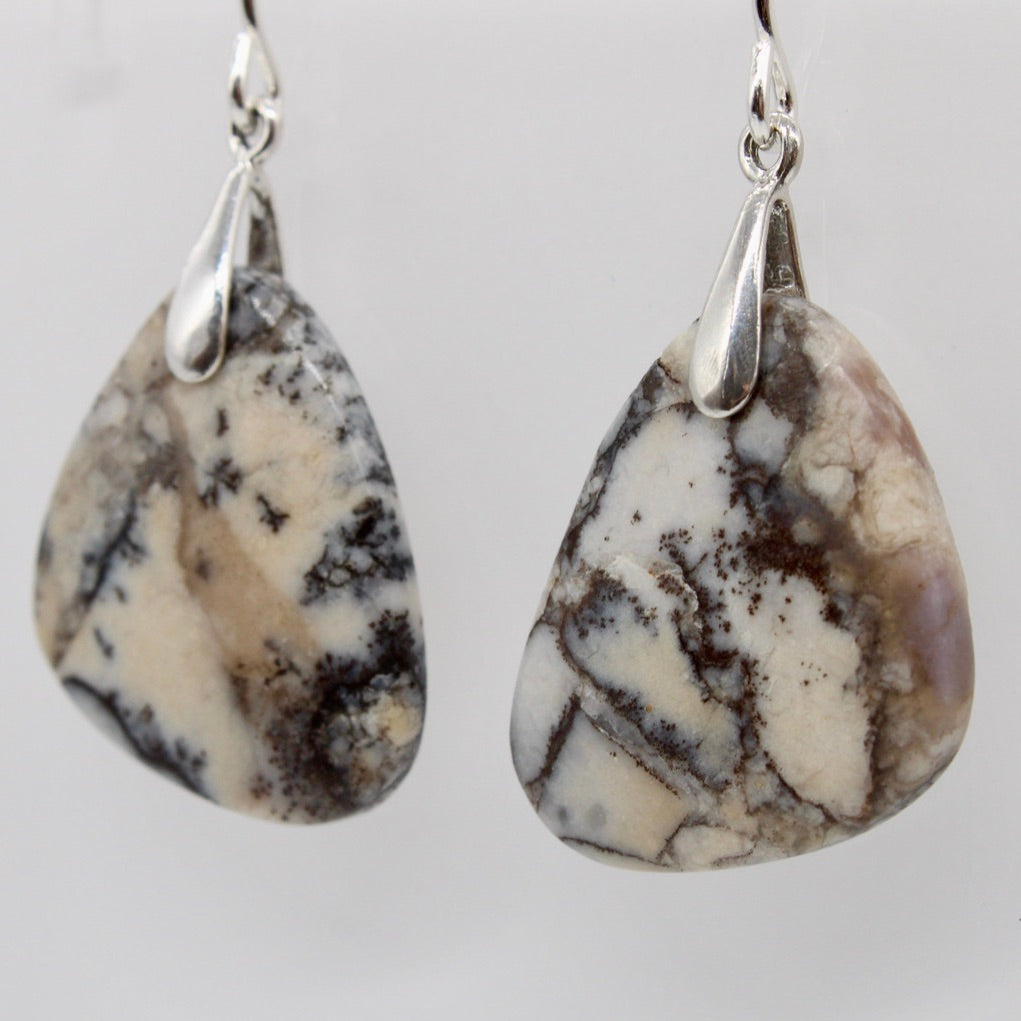 Dendritic Opal Earrings