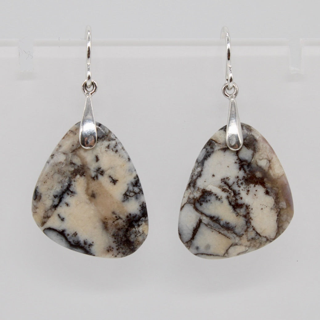 Dendritic Opal Earrings